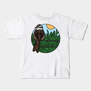 White Crowned Sparrow Kids T-Shirt